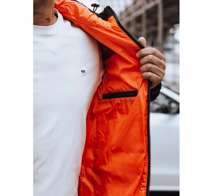 Pánská prošívaná zimní bunda s kapucí zelená FashionStreet TX4893