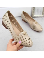 Ažurové polobotky M.Daszynski W SAN35 zlatá