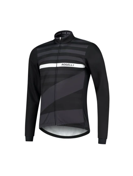 Rogelli zimní bunda STRIPE černá M