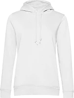 B&C Inspire Hooded /women_° Dámská mikina s kapucí 01.W34B white