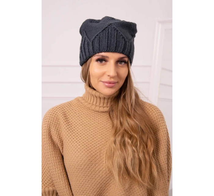 Dámská čepice Liliana K375 graphite