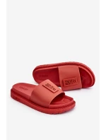 Dámské pantofle Big Star model 21609146 červené - Big Star Shoes Dámské pantofle Big Star model 21609146 červené - Big Star Shoes