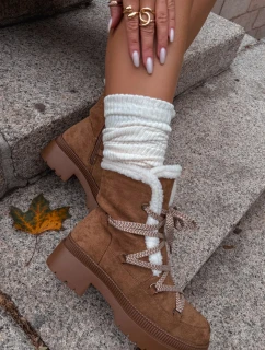 Dámské sněhule s kožíškem Camel model 21715007 - Boto