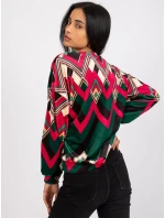 Halenka DHJ BZ 6033 1.49P tmavě zelená Halenka DHJ BZ 6033 1.49P tmavě zelená