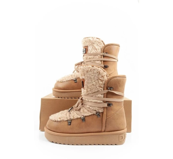 snow boots winter brown beige dámské model 21395269 - D.Franklin snow boots winter brown beige dámské model 21395269 - D.Franklin