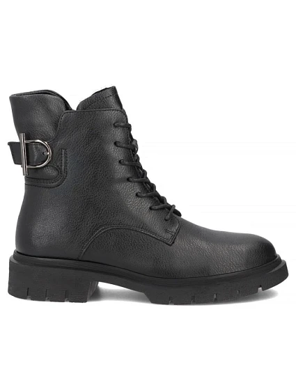 Dámské kožené černé boty ve stylu Filippo model 22400206 Dámské kožené černé boty ve stylu Filippo model 22400206