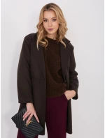 Płaszcz IT PL model 21782494 ciemny brązowy - FPrice Płaszcz IT PL model 21782494 ciemny brązowy - FPrice