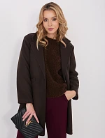 Kabát IT EN 20238.23 tmavě hnědý