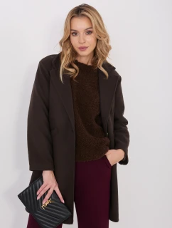 Kabát IT EN 20238.23 tmavě hnědý