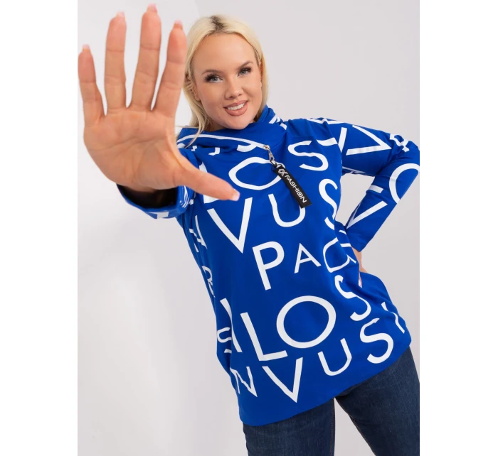 Bluza RV BL kobaltowy model 19465468 - FPrice Bluza RV BL kobaltowy model 19465468 - FPrice