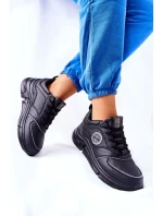 Sport Shoes On A Platform Big Star II274313 Black Sport Shoes On A Platform Big Star II274313 Black