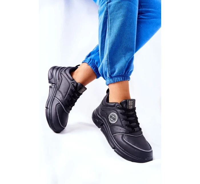 Sport Shoes On A Platform Big Star II274313 Black Sport Shoes On A Platform Big Star II274313 Black