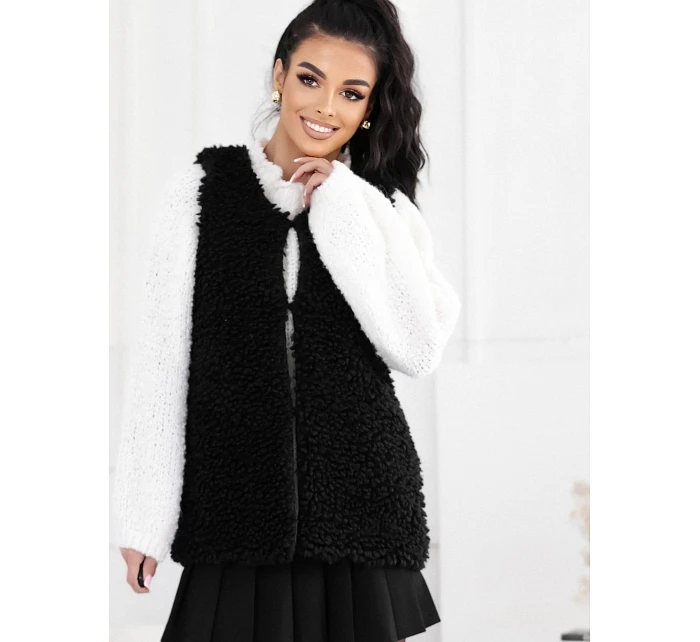 Dámská vesta KZ 14021.96P černá - FPrice Dámská vesta KZ 14021.96P černá - FPrice