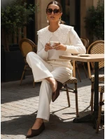 Baleriny damskie zamszowe z noskiem w szpic brązowe FashionStreet ZY1423