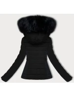 Černá krátká dámská zimní bunda model 21248295 - S'WEST Černá krátká dámská zimní bunda model 21248295 - S'WEST
