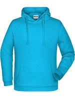 Daiber JN 796 Pánská mikina s kapucí 02.0796 turquoise