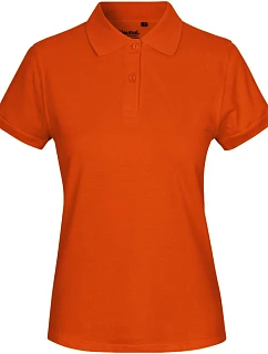 O Dámské piqué polo z bio bavlny orange model 22503845 - Neutral