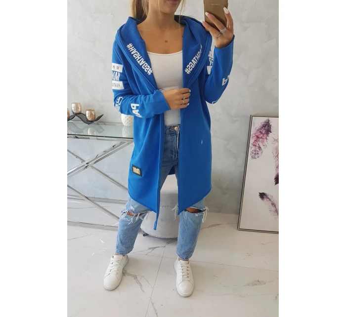 Transparentní chrpová modř