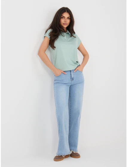 T shirt D17029M02856A pistacjowy T shirt D17029M02856A pistacjowy