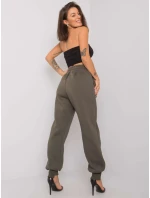 Tepláky RV DR 7237.81 tmavá khaki