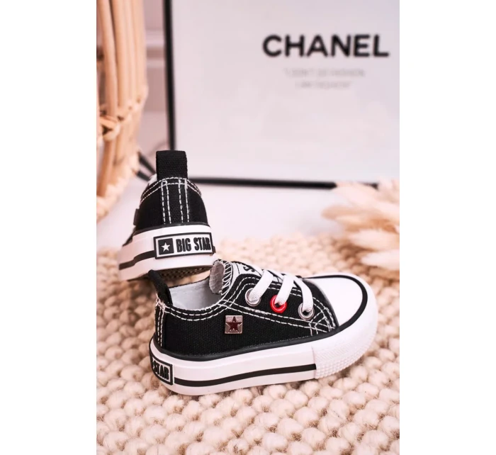 Dětské klasické tenisky Big Star - černé