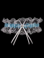 Podvazek PW-27 bílomodrá - Julimex