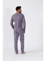 Pánské pyžamo ROY 1471 šedé - M-Max