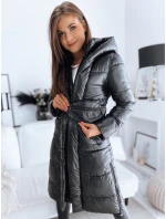 Dámský kabát LINA black FashionStreet TY3109 Dámský kabát LINA black FashionStreet TY3109