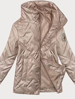 Dámská tenká bunda se stojáčkem S'West pearl pink (B8363-51)