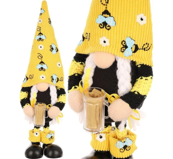 GHOST GNOM BABY 25CM jarní dekorace dětské