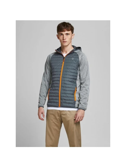 Prošívaná bunda Jack&Jones JJEMULTI QUILTED JACKET 12182242 GREY MELANGE/SET-IN SLE
