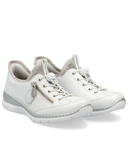 Dámská sportovní bílá polobotka model 21948519 - Rieker