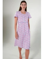 Noční košile s knoflíkovou légou model 19697121 - Vamp