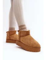 Boty Na Platformě Kožešinou Camel model 21639721 - Boto