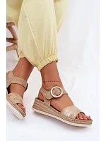 Dámské sandály Inblu RV000013 světle hnědé