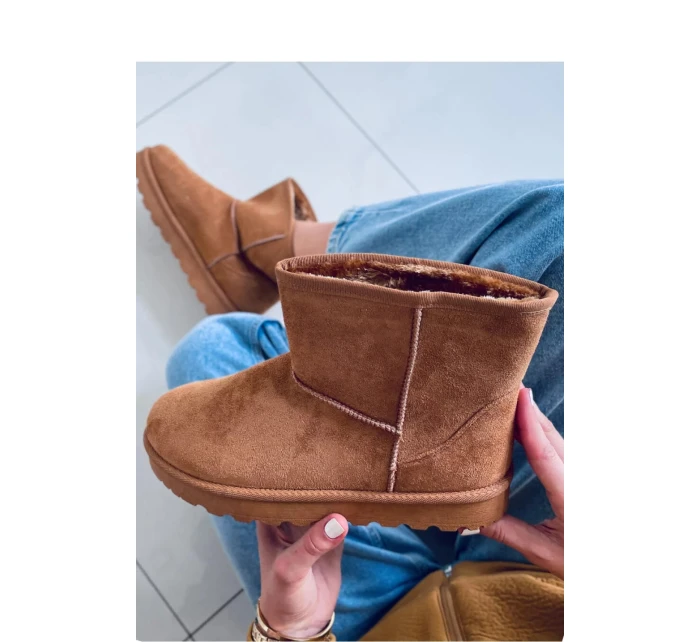 Dámské sněhule model 18008326 hnědá - Inello Dámské sněhule model 18008326 hnědá - Inello