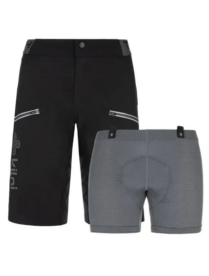 Dámské cyklistické kraťasy model 19908033 Černá - Kilpi