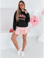 Dámská oversize mikina PARISSIA černá FashionStreet BY1453