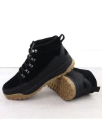 Pánské kožené trapery černé model 21905156 - Big Star