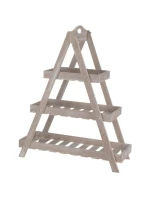 DŘEVĚNÝ SKLÁDACÍ KVĚTINOVÝ ZÁHON 3 POLICE DŘEVĚNÝ SKLÁDACÍ KVĚTINOVÝ ZÁHON 3 POLICE