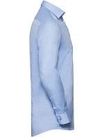 Kontrastní košile s dl. rukávem vzor rybí kost 11. light navy model 22476064 - Russell Athletic Kontrastní košile s dl. rukávem vzor rybí kost 11. light navy model 22476064 - Russell Athletic