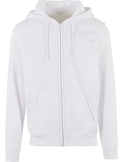 Build your Brand BY 012 Mikina s kapucí z těžké bavlny 56.0012 white