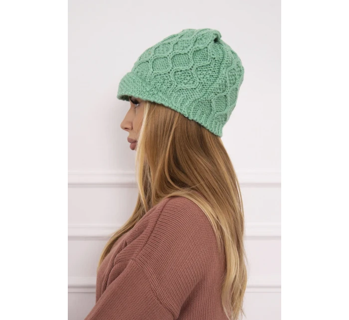 Roma fleecová čepice mint model 18749879 - K-Fashion Roma fleecová čepice mint model 18749879 - K-Fashion