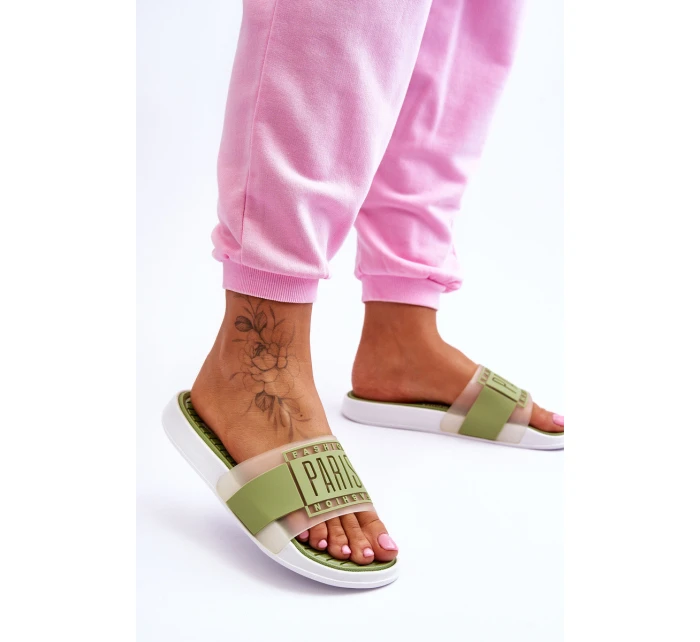 Dámské sportovní pantofle Zelená model 21618885 - Boto Dámské sportovní pantofle Zelená model 21618885 - Boto