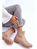 Dámské gumáky Bežové model 21628806 - Boto Dámské gumáky Bežové model 21628806 - Boto