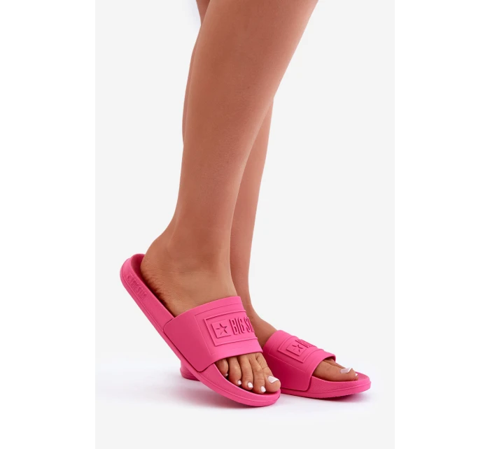 Lehké dámské pantofle Big Star model 21675988 fuchsie - Big Star Shoes Lehké dámské pantofle Big Star model 21675988 fuchsie - Big Star Shoes