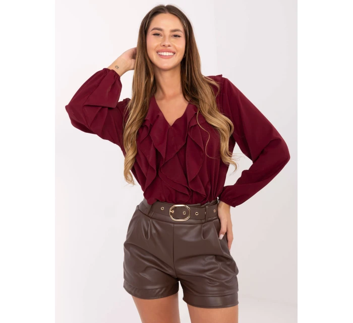 Bluzka MI BZ model 21421375 bordowy - FPrice