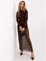 Sukienka MI SK model 21757393 brązowy - FPrice