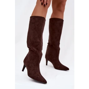 Kozačky na podpatku  model 221145 Step in style