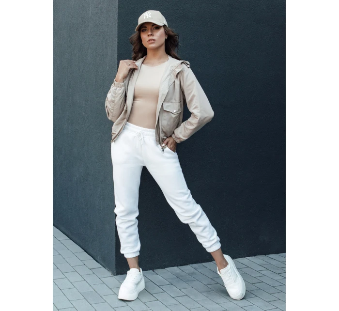 Dámská přechodná bunda s kapucí BELIJ béžová FashionStreet TY4402 Dámská přechodná bunda s kapucí BELIJ béžová FashionStreet TY4402